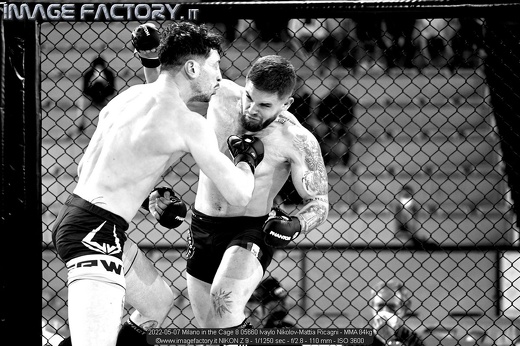 2022-05-07 Milano in the Cage 8 05660 Ivaylo Nikolov-Mattia Ricagni - MMA 84kg